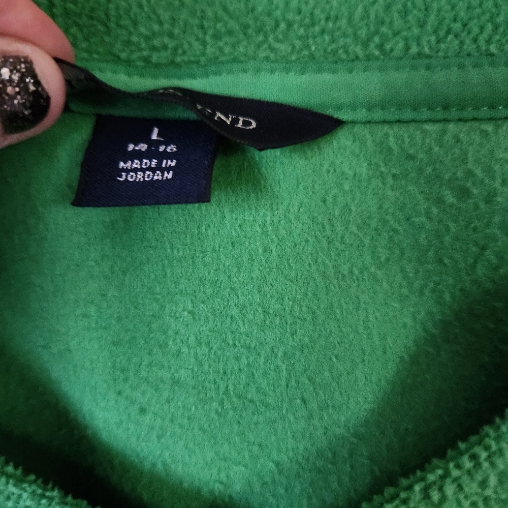 Womens lands end fleece top - Picture 5 of 6